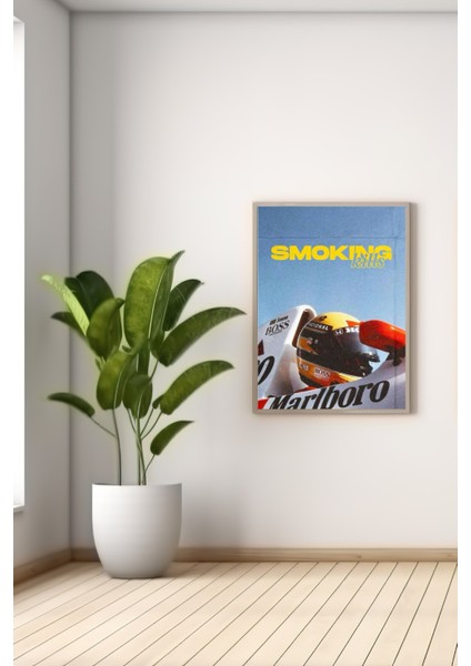 A3 Smokıng Kılls Baskılı Poster