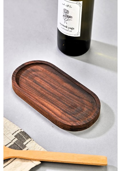 Çok Fonksiyonlu Ahşap Yağlık Altı / Sunumluk / Çerezlik / Anahtarlık