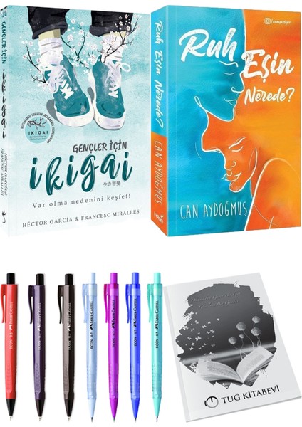 Gençler İçin Ikıgaı ve Ruh Eşin Nerede? Can Aydoğmuş 2li Set + Hediyeli