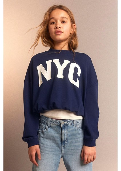 Nyc Kız Çocuk Sweatshirt