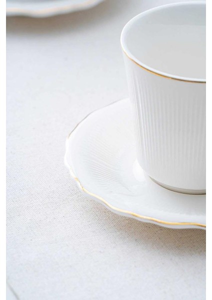 PORWM-06188 Regina Gold 6lı Çay Fincanı Takımı fırsatları