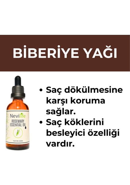 Doğal Biberiye Yağı 20 ml ve Hint Yağı 20 ml Güçlü Saç ve Cilt Bakımı İkili Set