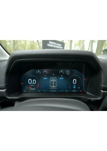 Ford Ranger 2023-2024 Için Hayalet Ekran Digital Ekran Koruyucu Nano Tempered Film