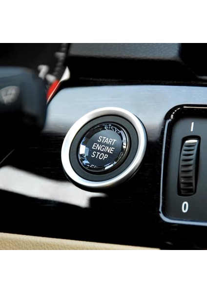 Bmw X6 Serisi E71 Kristal Start Stop Tuşu Siyah 2007-2014