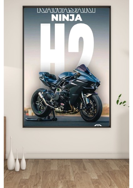 A3 Kawasakı H2 Baskılı Poster
