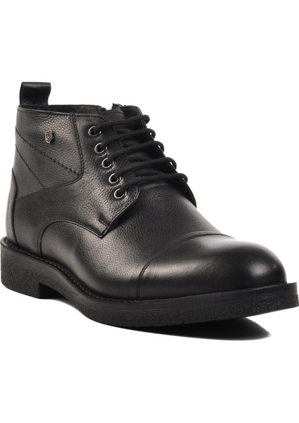 07089 Siyah Deri Erkek Bot modelleri