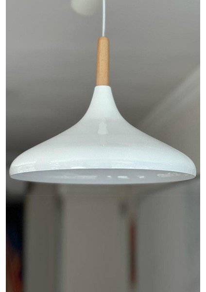 Beyaz Iç Renk Beyaz Champion Ahşap Tekli Avize Sarkıt Salon Mutfak Lamba Aydınlatma Avizeler fiyatları