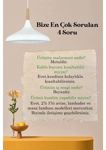 Beyaz Iç Renk Beyaz Champion Ahşap Tekli Avize Sarkıt Salon Mutfak Lamba Aydınlatma Avizeler fırsatları