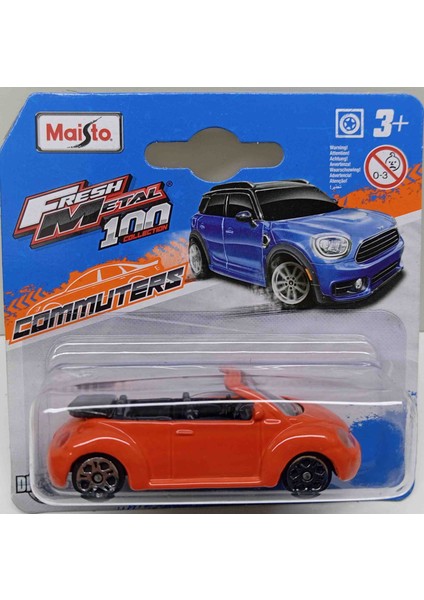 1:64 Volkswagen New Beetle Cabriolet ( Küçük Boy Metal Araba)