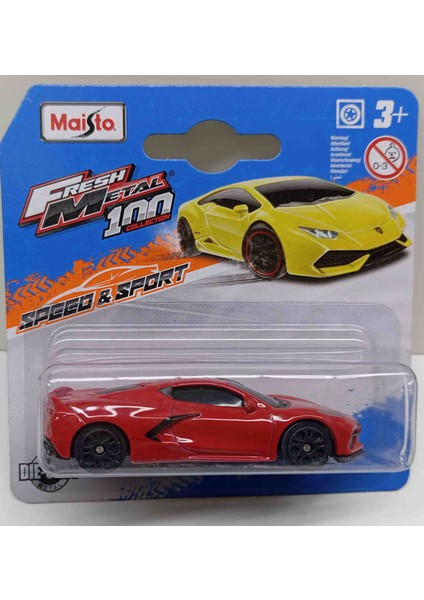 1:64 Maisto 2020 Chevrolet Corvette Stingray Z/51 ( Küçük Boy Metal Araba)