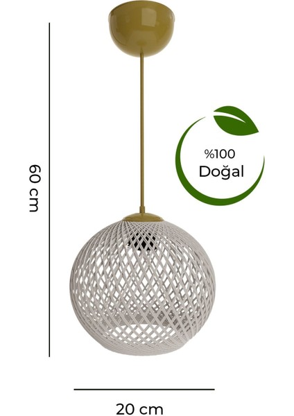 Balle Beyaz Sarkıt Top Avize Gold Kablo modelleri