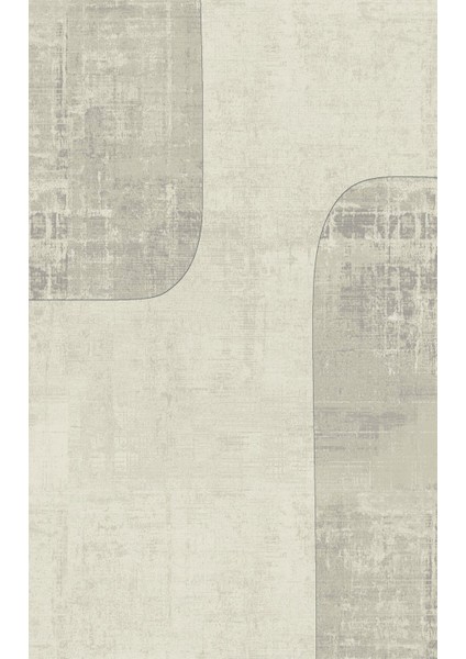 Merano Mrn 01 Cream Grey Geometrik Desenli Yüksek Kalite Sık Dokuma Salon Halısı