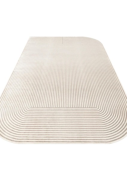 Merano Mrn 03 Cream Grey Geometrik Desenli Yüksek Kalite Sık Dokuma Salon Halısı fırsatları