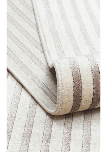 Merano Mrn 03 Cream Grey Geometrik Desenli Yüksek Kalite Sık Dokuma Salon Halısı indirimleri