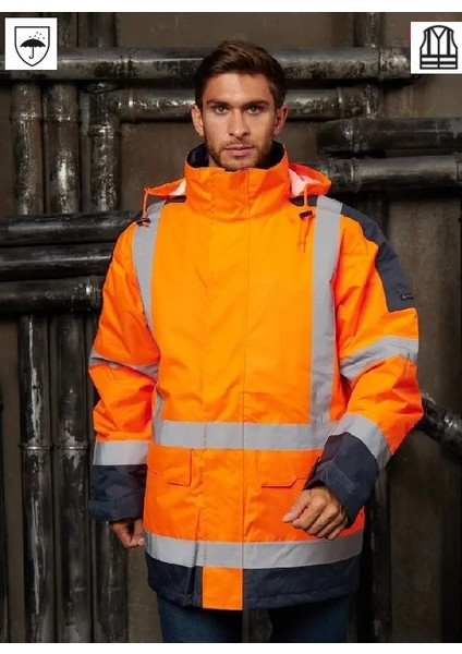 Easyvıew Su-Soğuk Geçirmez Oxford Parka İş Montu fiyatları