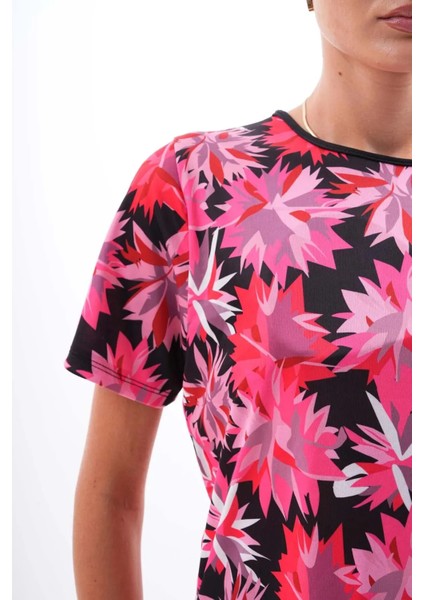 Likralı Desenli Yarı Kapalı Tesettür Mayo modelleri