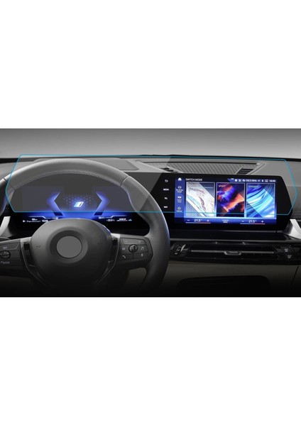 Bmw İX1 gösterge bilgi ekranı için HD ekran koruyucu nano tempered film