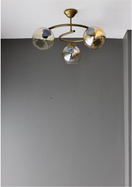 Aydınlatma Salon Oda Mutfak Dönence 3 Lü Eskitme Avize fiyatları