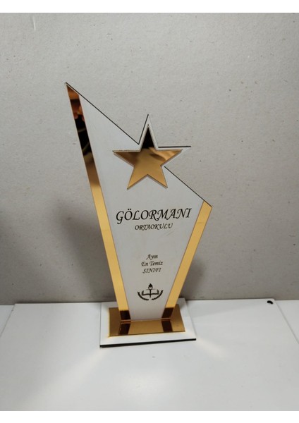 Okullar Için (En Temiz Sınıf-En Çalışkan Sınıf) Hediyelik Plaket(Kişiye Özel Isim Yazılı)