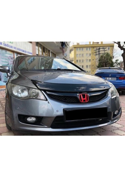 Honda Civic Fd6 Kaput Rüzgarlığı Kaput Koruma 2006-2012 Arası Parlak Siyah