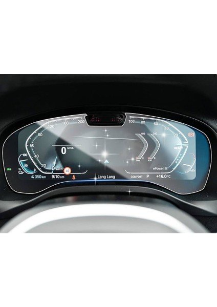 Bmw Ix3 Gösterge Hayalet Ekran Için Hd Digital Ekran Koruyucu Nano Tempered Film
