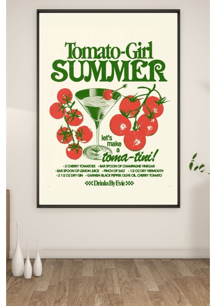 A3 Tomato-Gırl Summer Baskılı Poster fiyatları
