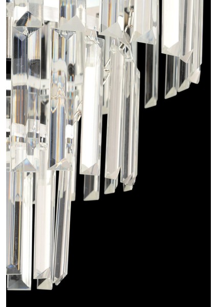 Çağla 3 Lü Beyaza Krom Yaldızlı 30 Luk Modern Avize fırsatları