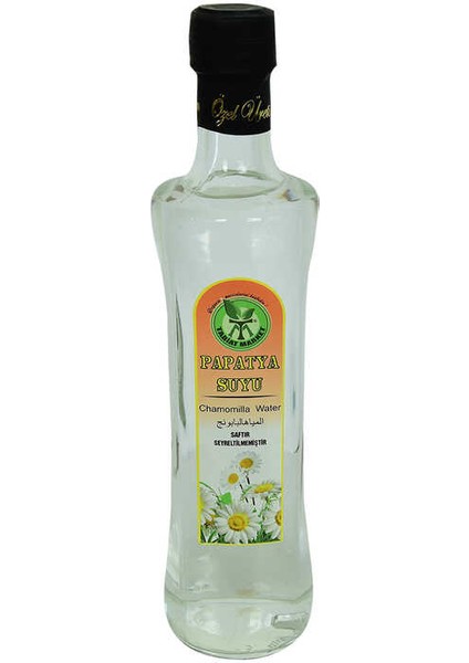 Saf Papatya Suyu Cam Şişe 500 ml