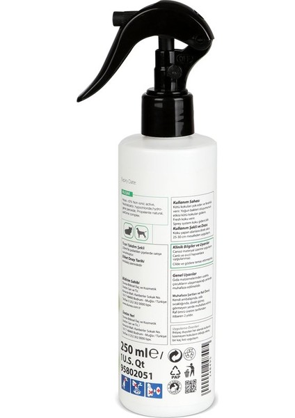 Odor Kedi Köpek Kötü Koku Giderici Sprey 250 ml