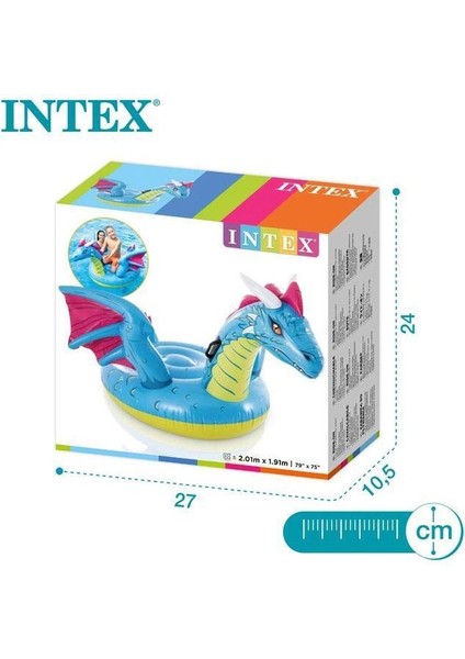 Intex Tutunmalı Mistik Ejderha Bin Git 201 cm