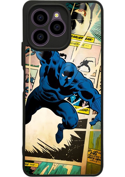 Omix X6 Black Panther Kara Panter Tasarımlı Glossy Telefon Kılıfı
