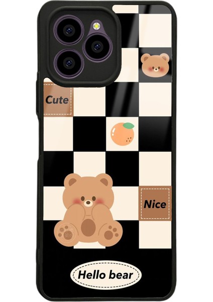 Omix X6 Hello Bear Tasarımlı Glossy Telefon Kılıfı
