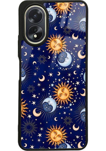 Oppo A38 Night Tasarımlı Glossy Telefon Kılıfı