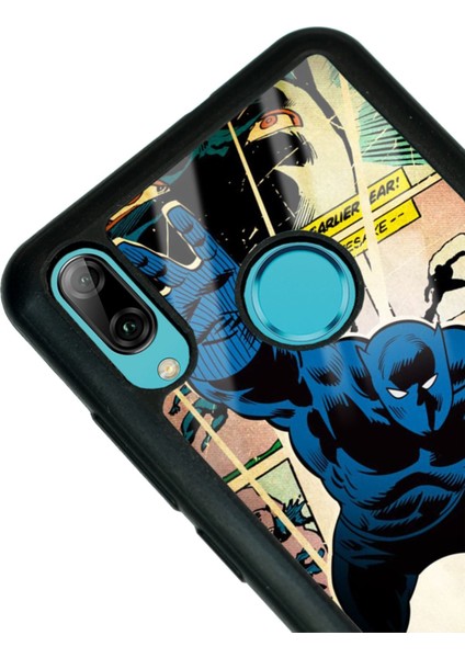 Huawei P Smart (2019) Black Panther Kara Panter Tasarımlı Glossy Telefon Kılıfı modelleri