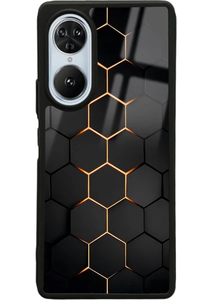 Reeder S19 Max Pro S Edge Yellow Carbon Tasarımlı Glossy Telefon Kılıfı