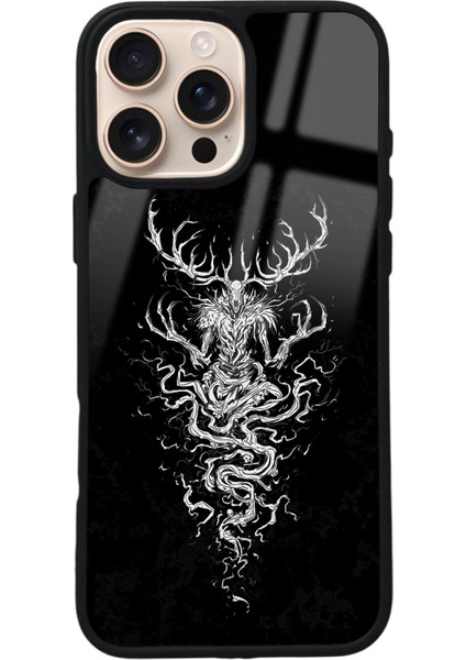 iPhone 16 Pro Max Witcher 3 Deer Tasarımlı Glossy Telefon Kılıfı