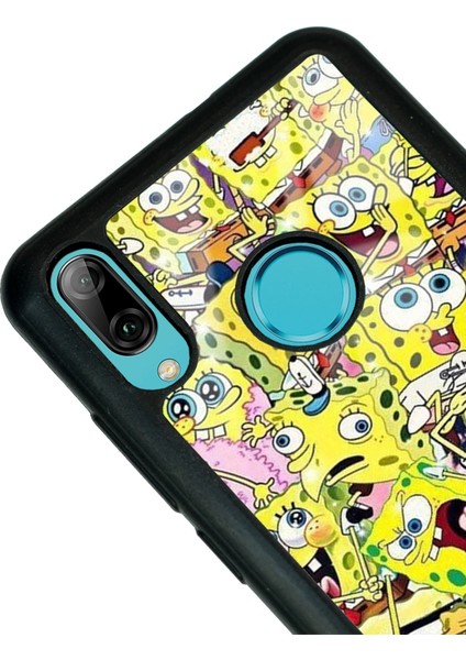Huawei P Smart (2019) Sünger Bob Tasarımlı Glossy Telefon Kılıfı modelleri