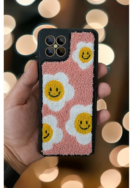 Omix X600 Smile Flowers Tasarımlı Punch Telefon Kılıfı