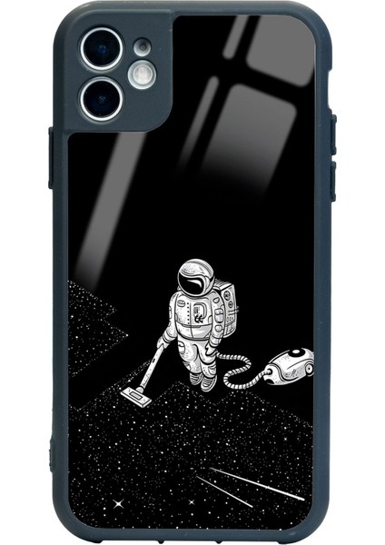 iPhone 11 Astronot Tatiana Tasarımlı Lansman Glossy Telefon Kılıfı
