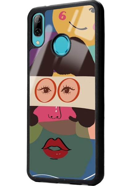 Huawei P20 Lite Vintage Eyes Tasarımlı Glossy Telefon Kılıfı fiyatları