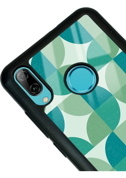 Huawei Y6 (2019) Retro Green Duvar Kağıdı Tasarımlı Glossy Telefon Kılıfı modelleri