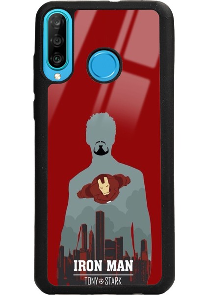 Huawei P30 Lite Stark Tasarımlı Glossy Telefon Kılıfı