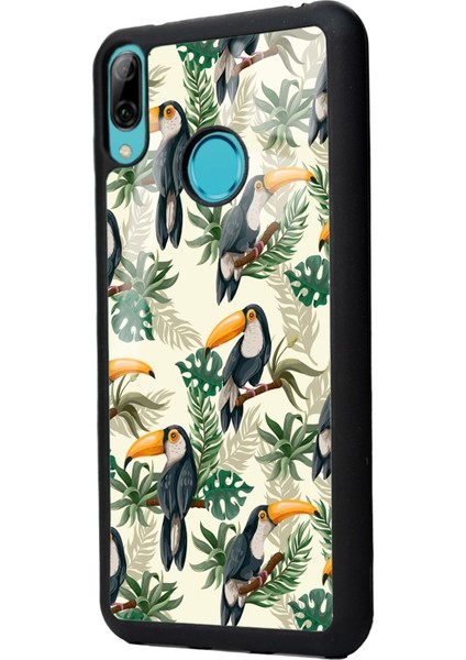 Huawei Y7 (2019) Tukan Kuşu Tasarımlı Glossy Telefon Kılıfı fiyatları