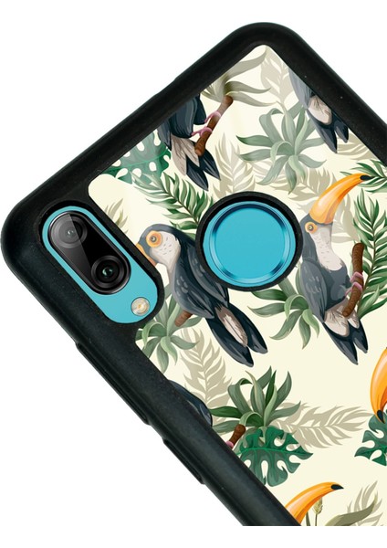 Huawei Y7 (2019) Tukan Kuşu Tasarımlı Glossy Telefon Kılıfı modelleri