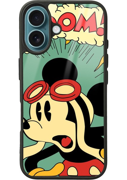 iPhone 16 Boom Tasarımlı Glossy Telefon Kılıfı