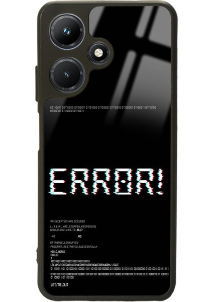 Infinix Hot 30I Error Tasarımlı Glossy Telefon Kılıfı