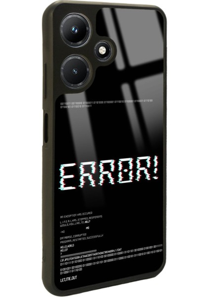 Infinix Hot 30I Error Tasarımlı Glossy Telefon Kılıfı