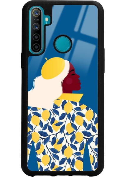 Oppo Realme 5i Lemon Woman Tasarımlı Glossy Telefon Kılıfı