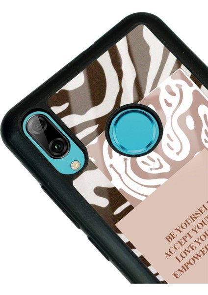 Huawei Y6 (2019) Emoji Zebra Tasarımlı Glossy Telefon Kılıfı