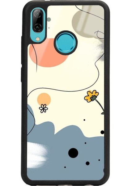 Huawei Mate 20 Lite Nude Papatya Tasarımlı Glossy Telefon Kılıfı